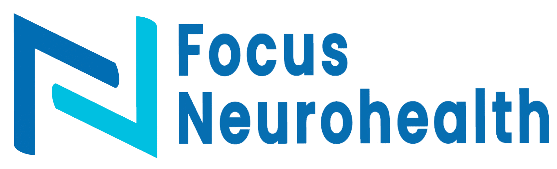 A green background with blue letters that say focus on neuropathy.